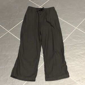 Black Drawstring Pant Size M By Gap